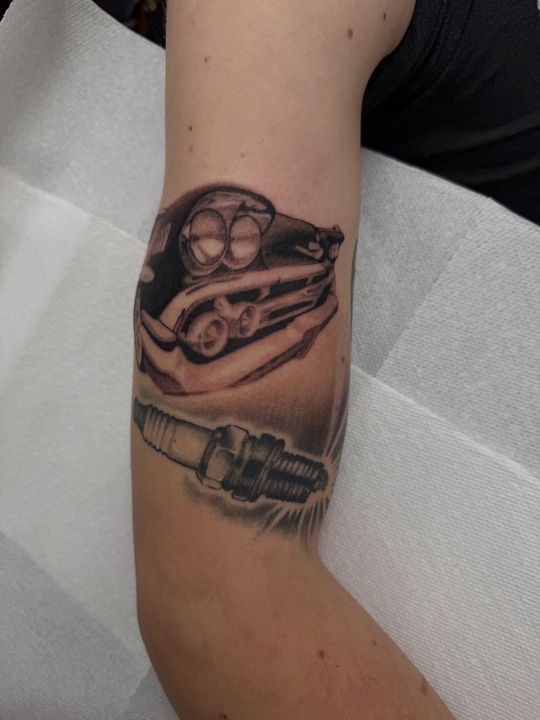 Tattoo by @afondi — realism, black_and_grey