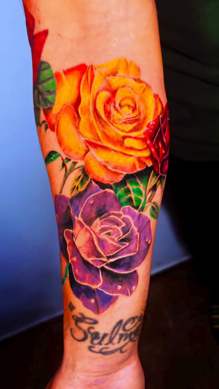 Tattoo by @samrockwell_ink — realism, color