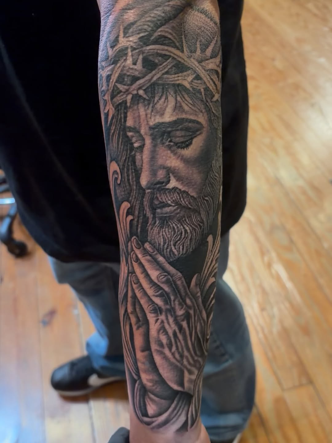 Tattoo by @a5ink — realism, black_and_grey