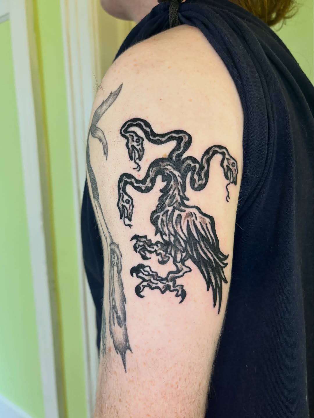 Tattoo by @grattooland — blackwork