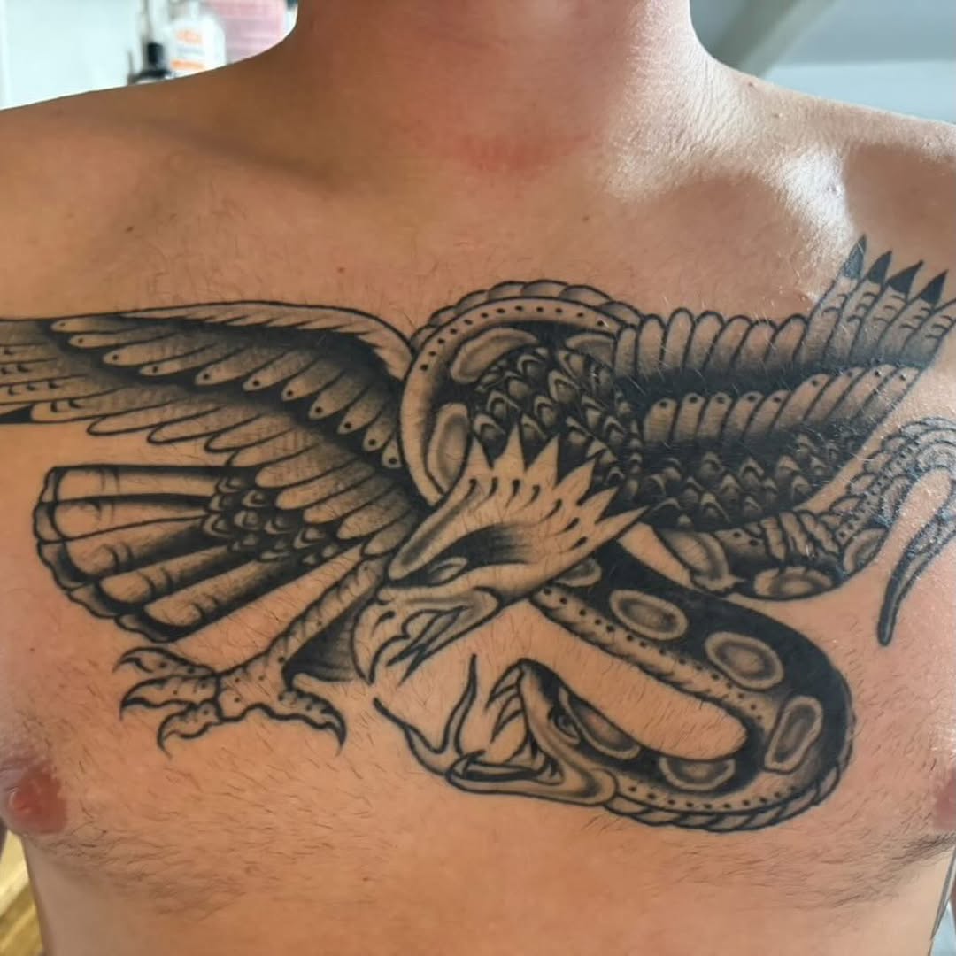 Tattoo by @thegonz541 — american_traditional, black_and_grey