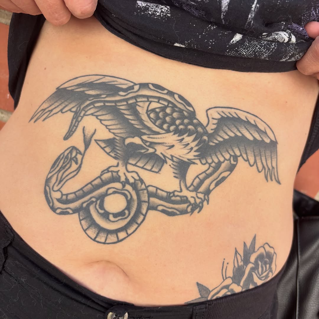Tattoo by @thegonz541 — american_traditional, black_and_grey
