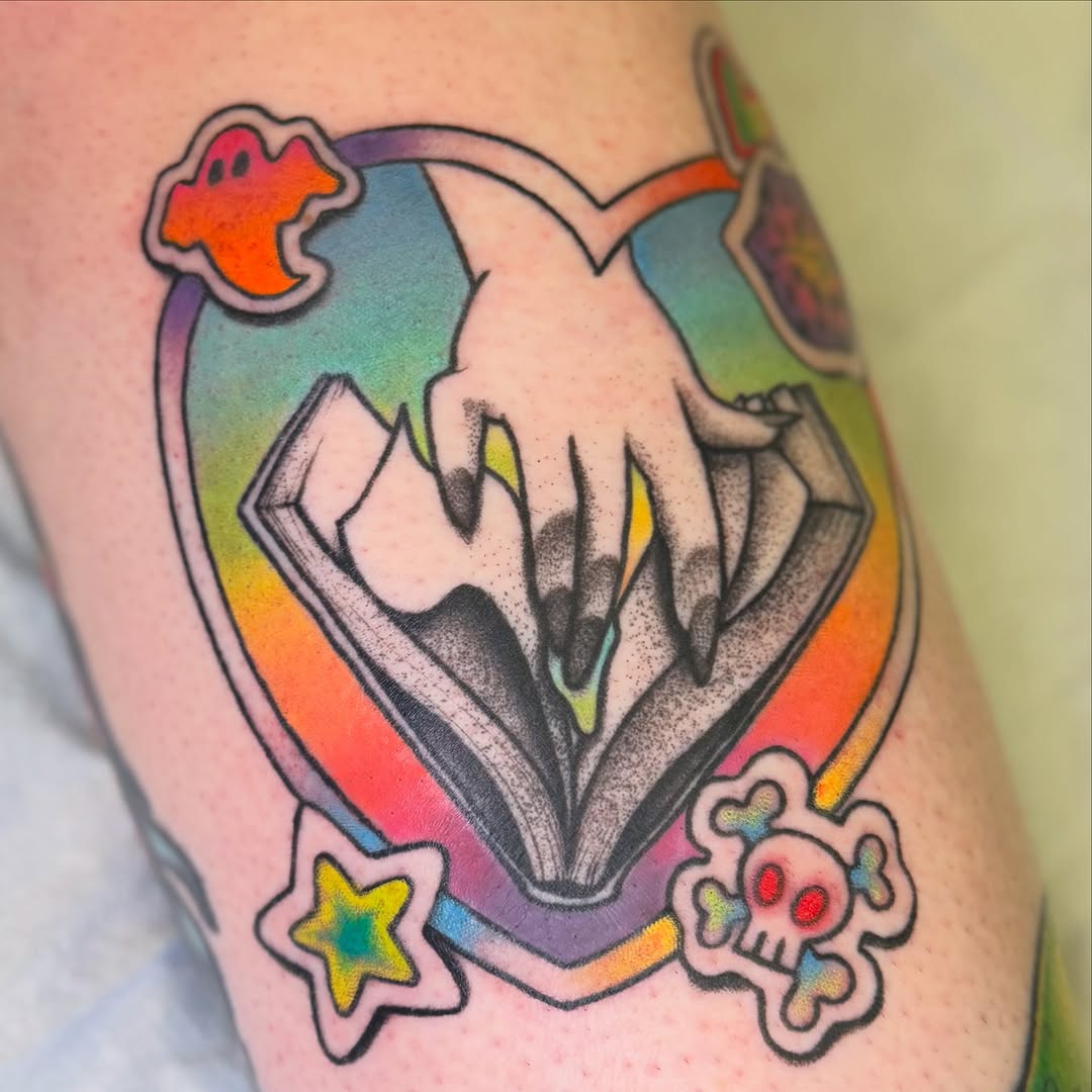 Tattoo by @rarepandatats — new_school, illustrative