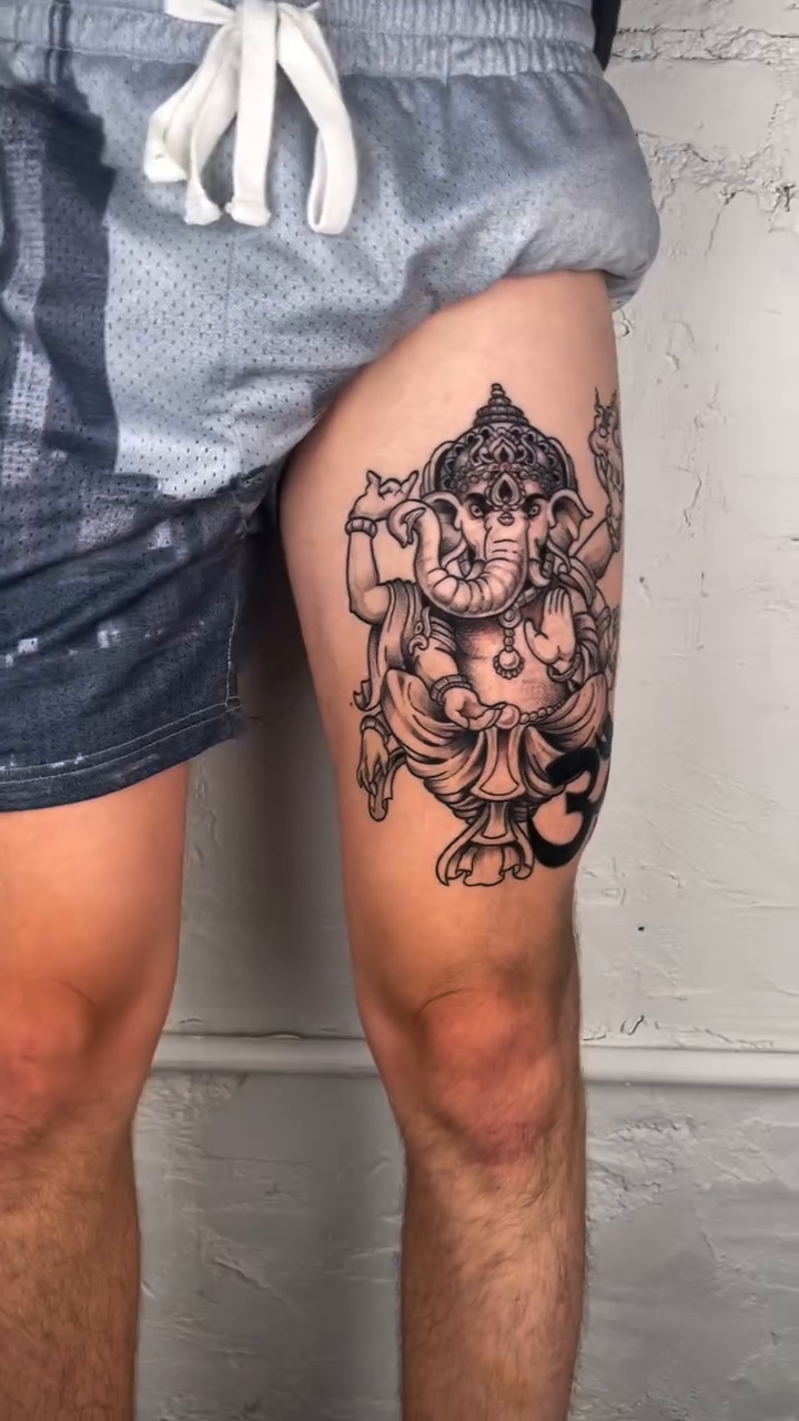 Tattoo by @authentics_nyc — japanese_irezumi, black_and_grey
