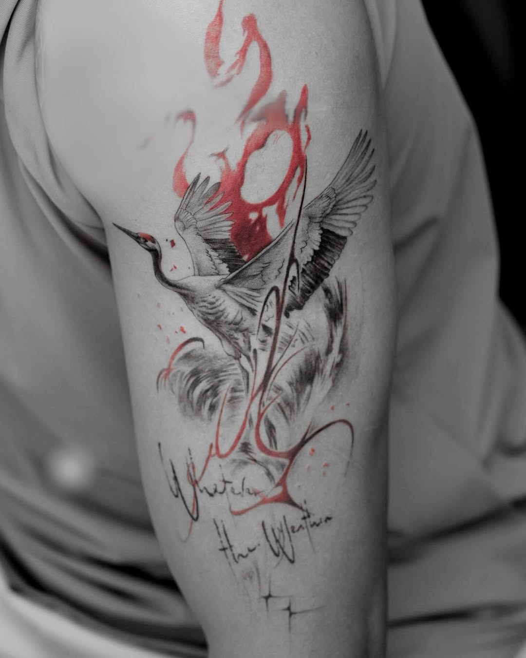 Tattoo by @arthoitam — illustrative, lettering_script
