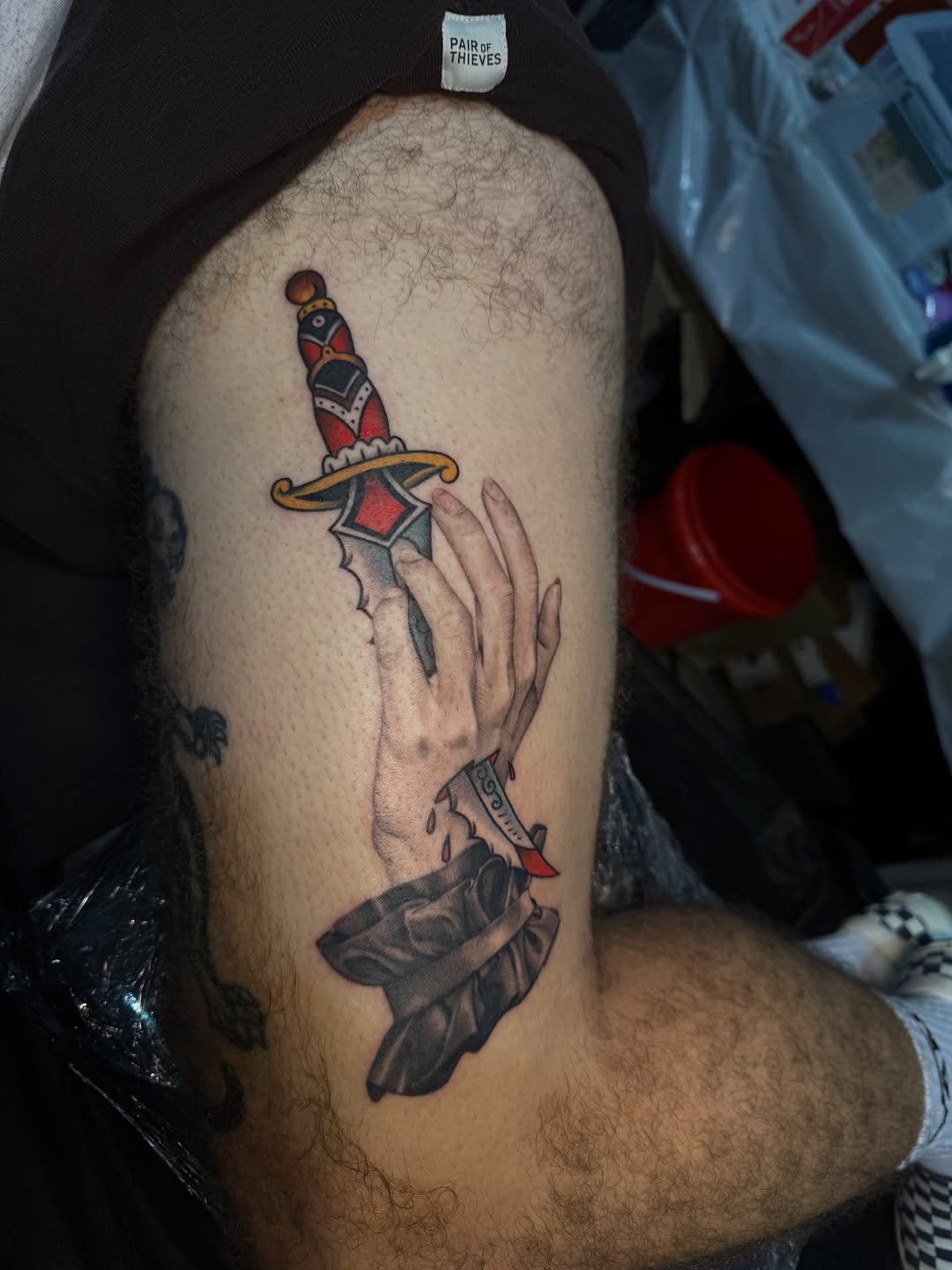 Tattoo by @annaainkk — american_traditional, realism