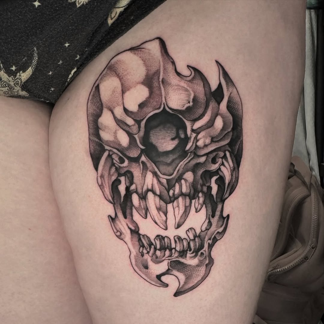Tattoo by @ryanfuttart — black_and_grey, realism