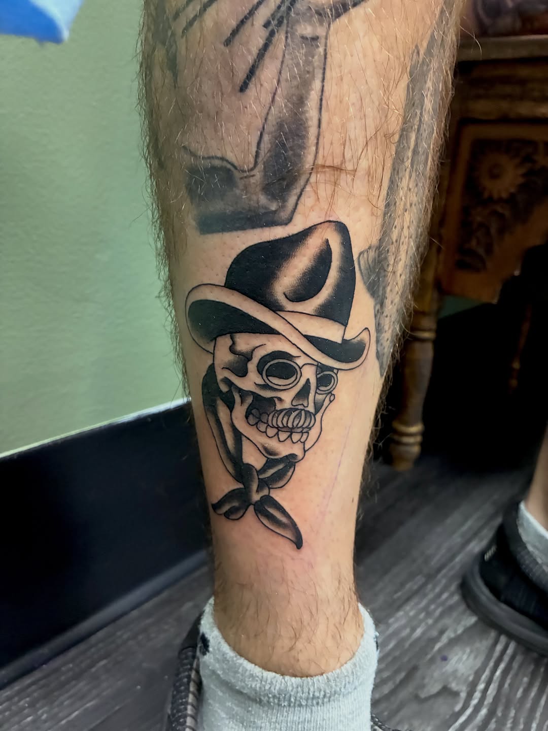 Tattoo by @jakeslayskrakens — american_traditional, black_and_grey