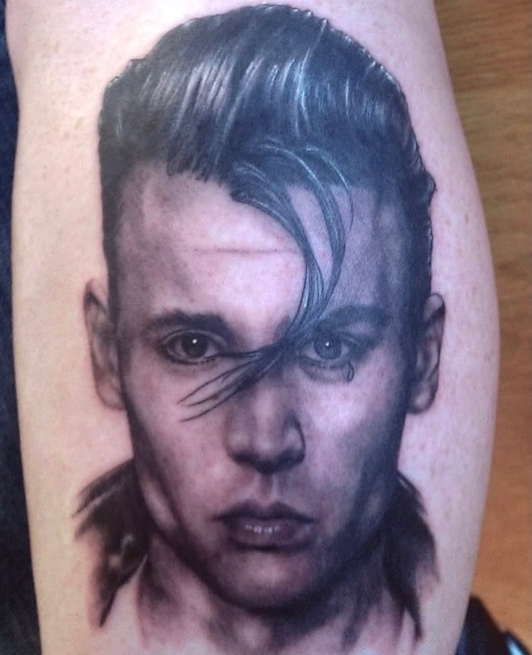 Tattoo by @justalantattoos — realism, black_and_grey