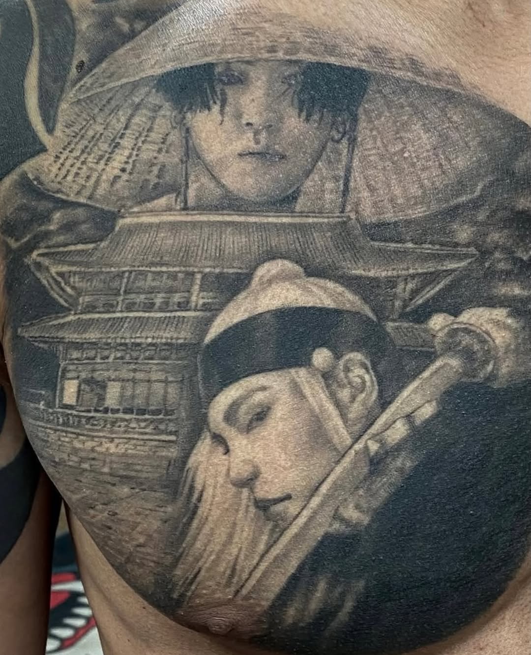 Tattoo by @justalantattoos — realism, black_and_grey