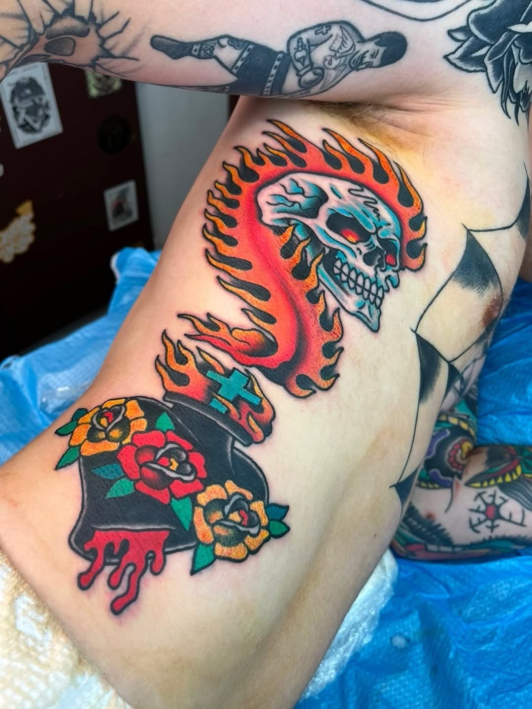 Tattoo by @tattooskii — american_traditional, neo_traditional
