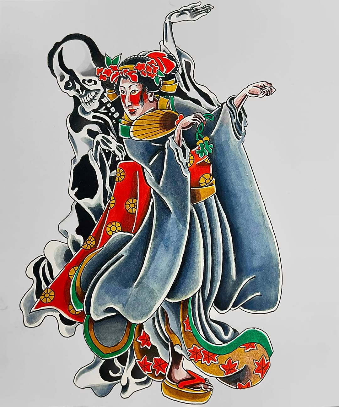 Tattoo by @olaf.tattoos — japanese_irezumi, neo_traditional