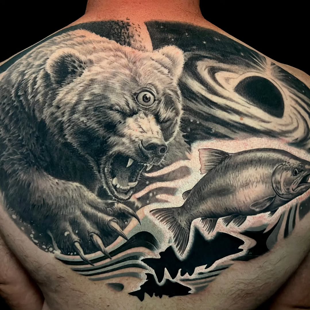 Tattoo by @alan.giles.tattoos — realism, black_and_grey