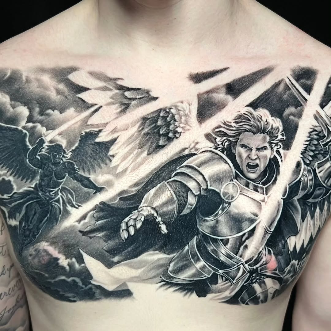 Tattoo by @alan.giles.tattoos — realism, black_and_grey