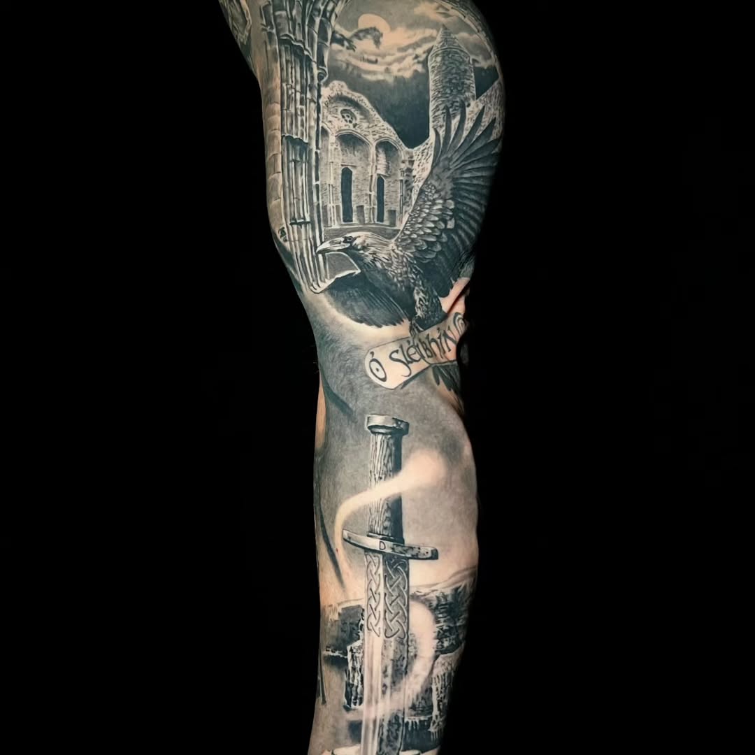 Tattoo by @alan.giles.tattoos — realism, black_and_grey
