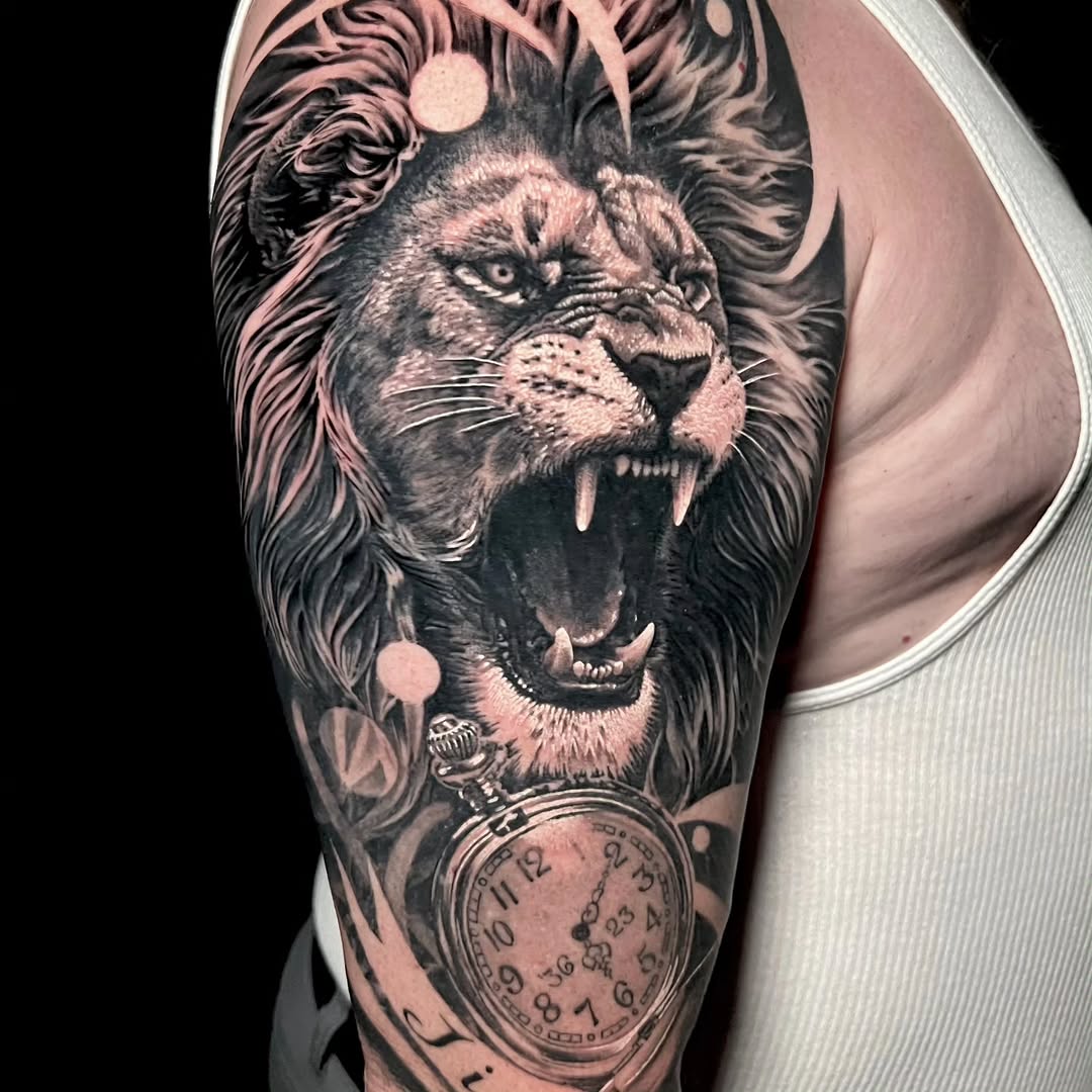 Tattoo by @alan.giles.tattoos — realism, black_and_grey