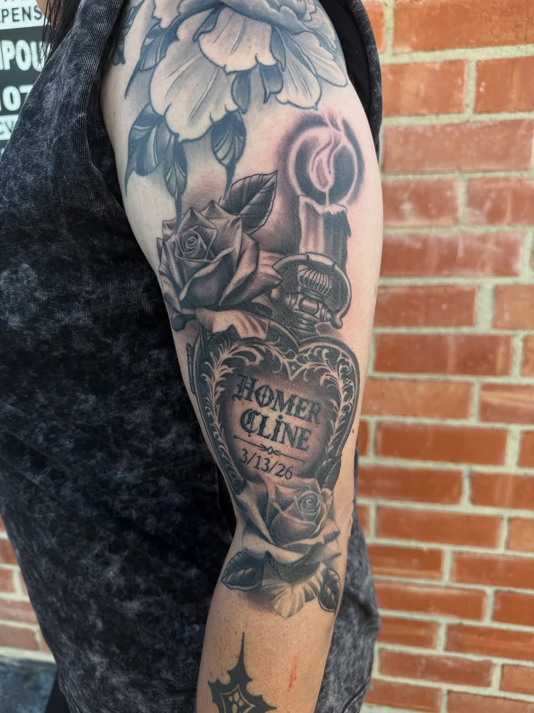 Tattoo by @tattoosbyxavier — black_and_grey, realism