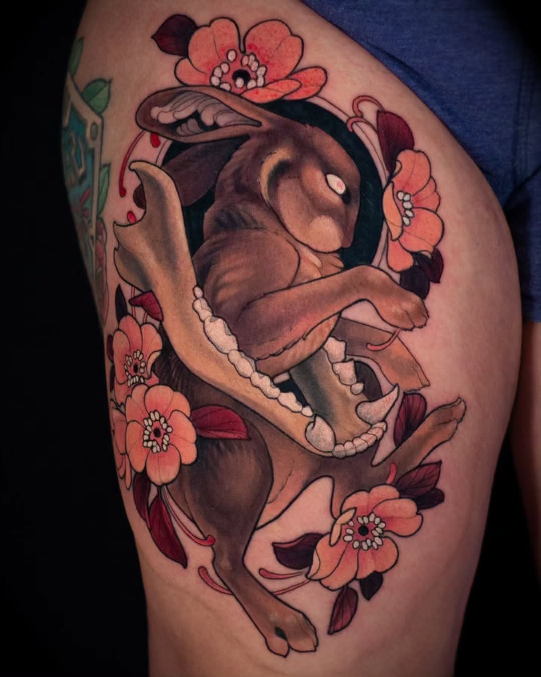 Tattoo by @hannahsteeleart — realism, dark_realism