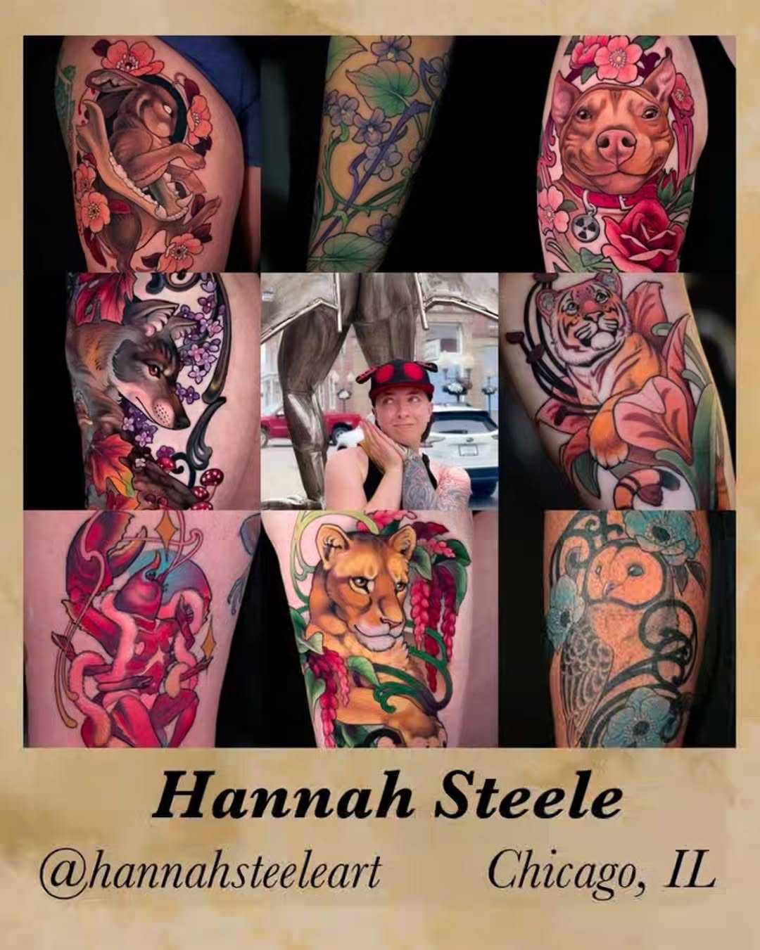 Tattoo by @hannahsteeleart — neo_traditional, realism