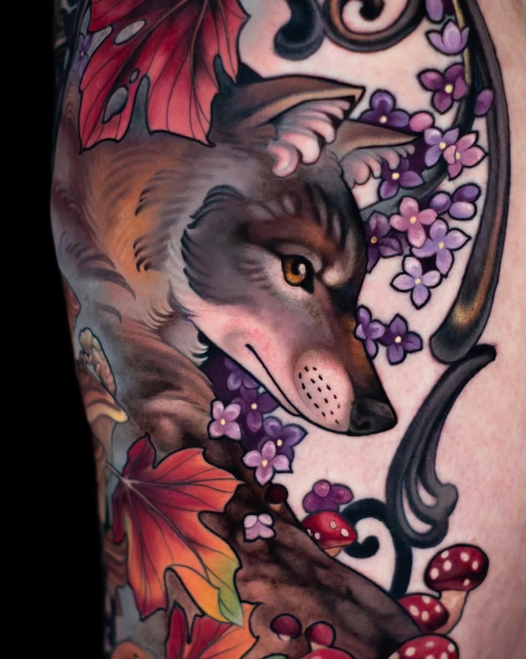 Tattoo by @hannahsteeleart — realism, neo_traditional