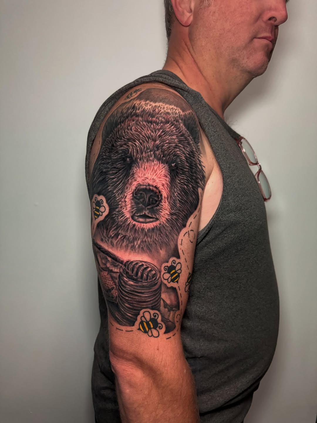 Tattoo by @treyparsonsart — realism, black_and_grey