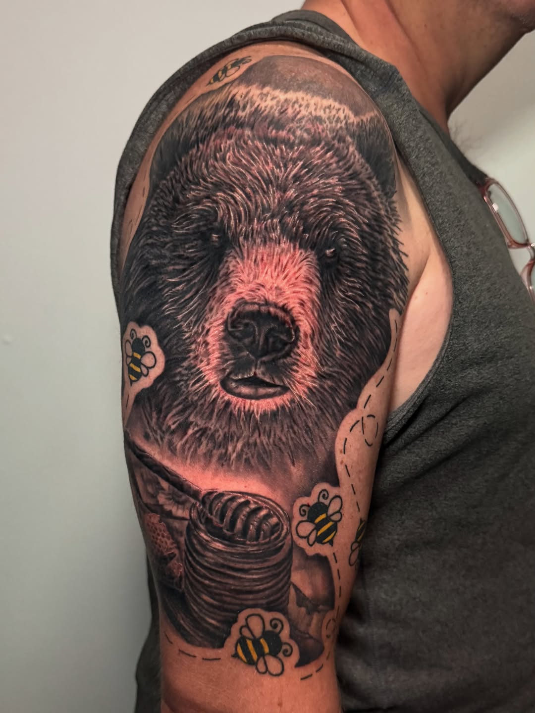 Tattoo by @treyparsonsart — realism, black_and_grey