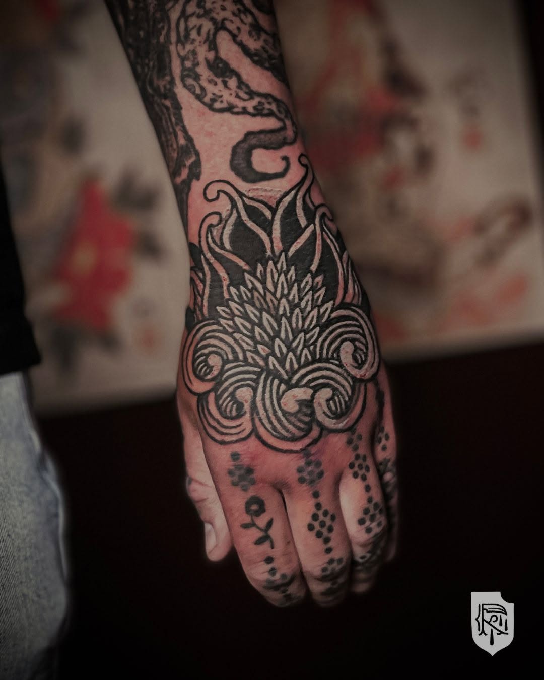 Tattoo by @krull.tattoo โ blackwork, ornamental