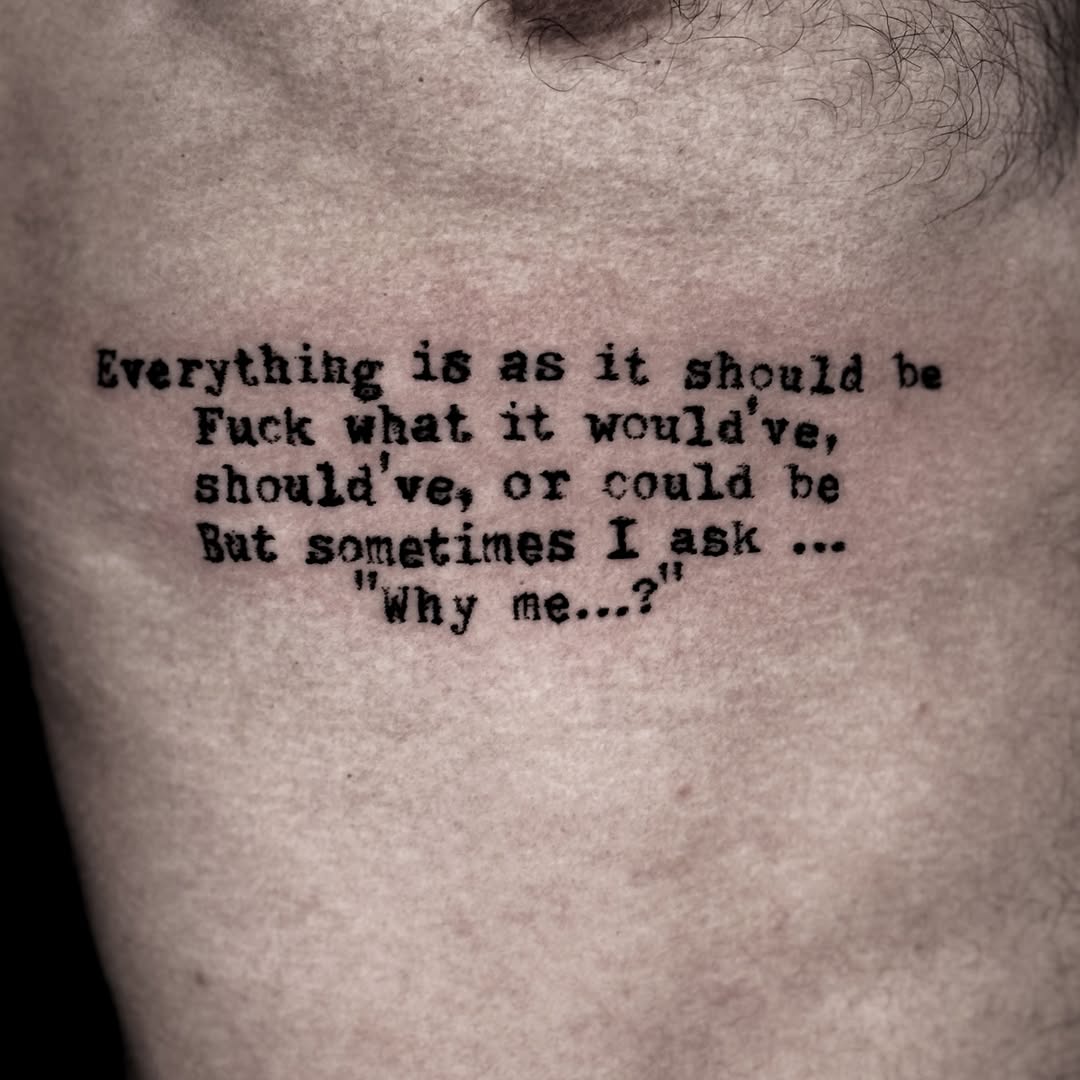 Tattoo by @killjoystabs — lettering_script