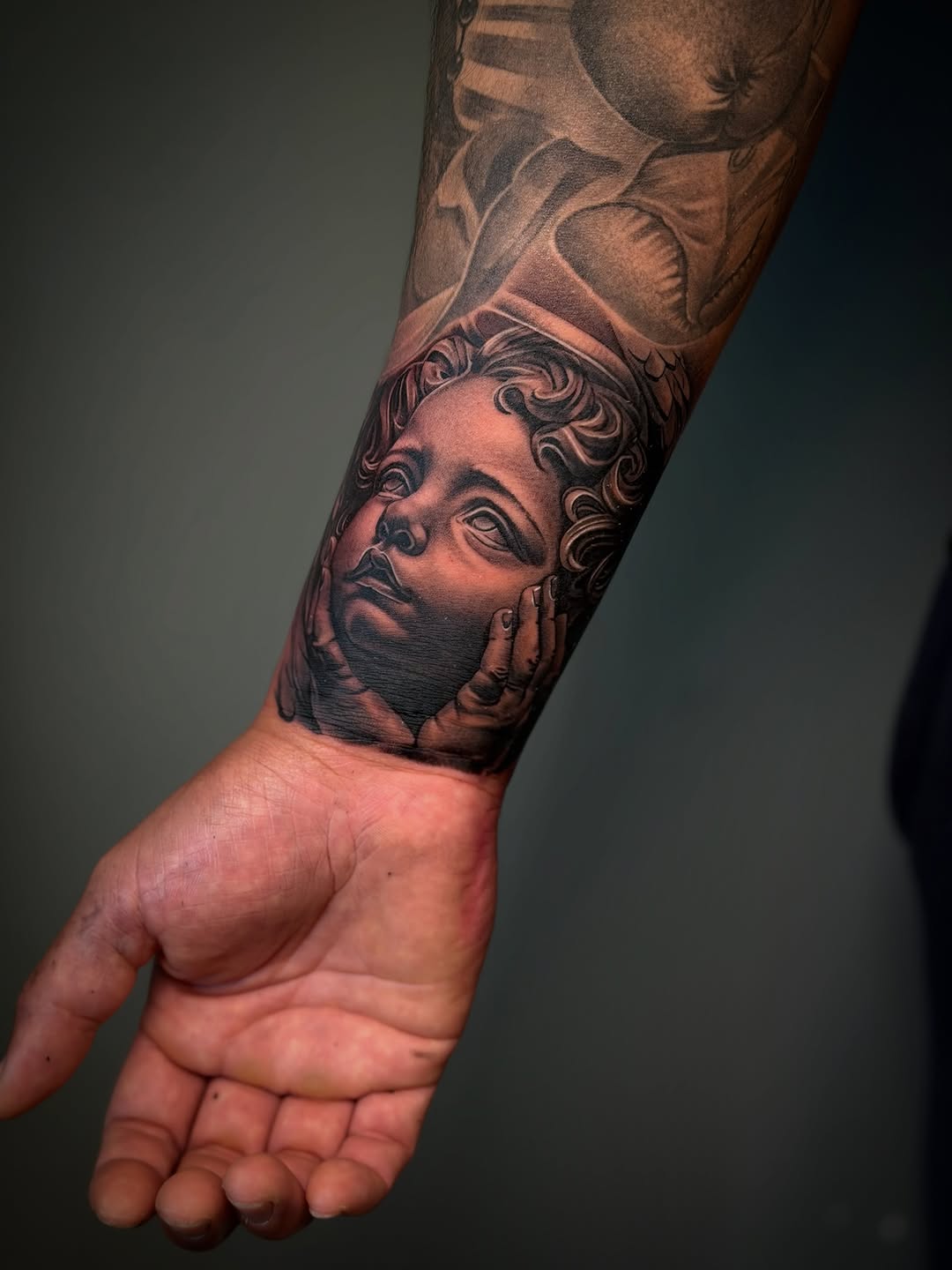 Tattoo by @ocks_tattoos β realism, black_and_grey