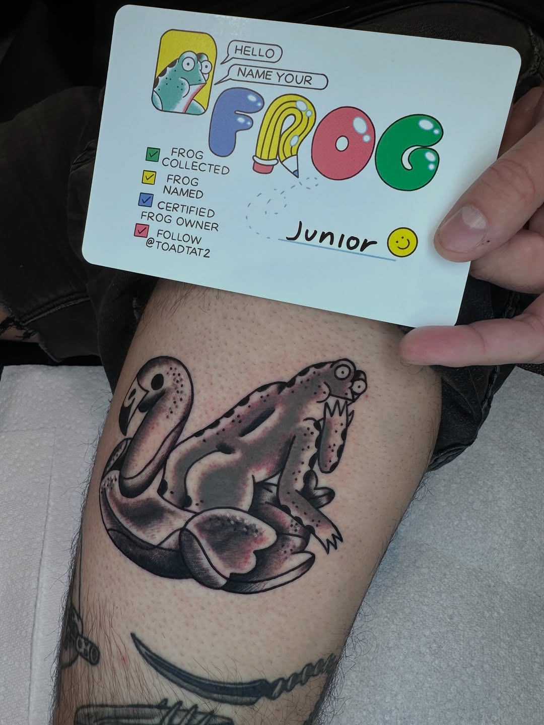 Tattoo by @toadtat2 — american_traditional