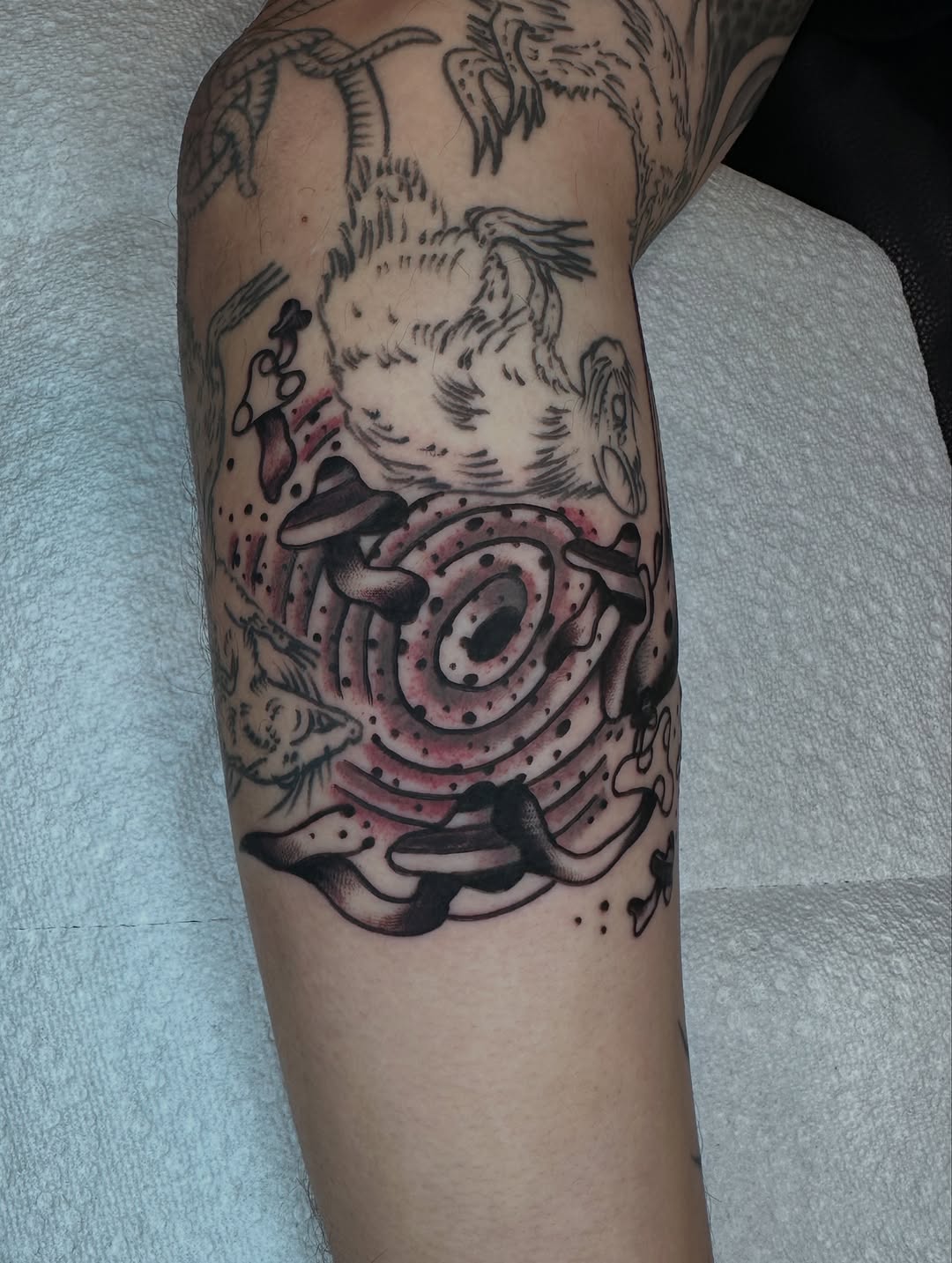 Tattoo by @toadtat2 — new_school, black_and_grey