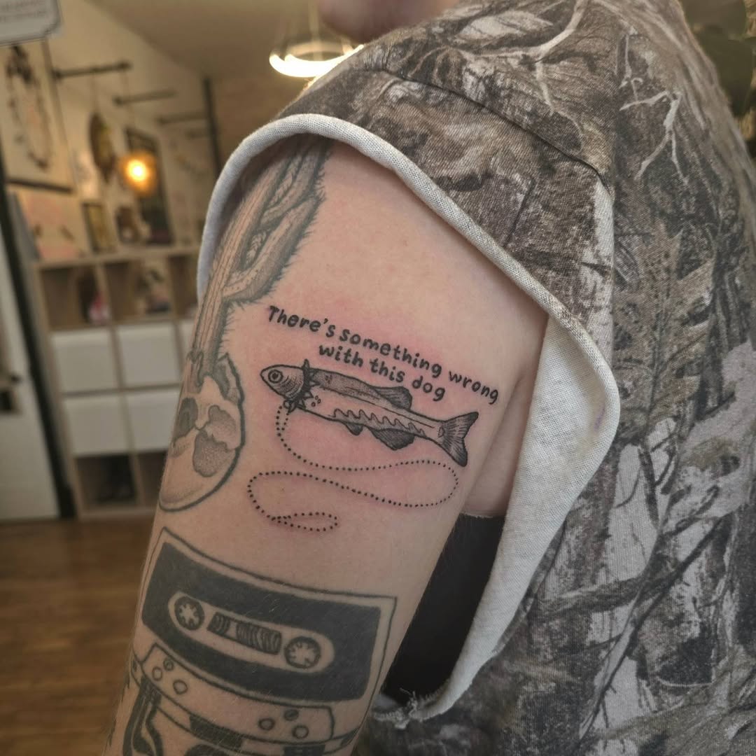Tattoo by @lorhagarty — lettering_script, fine_line