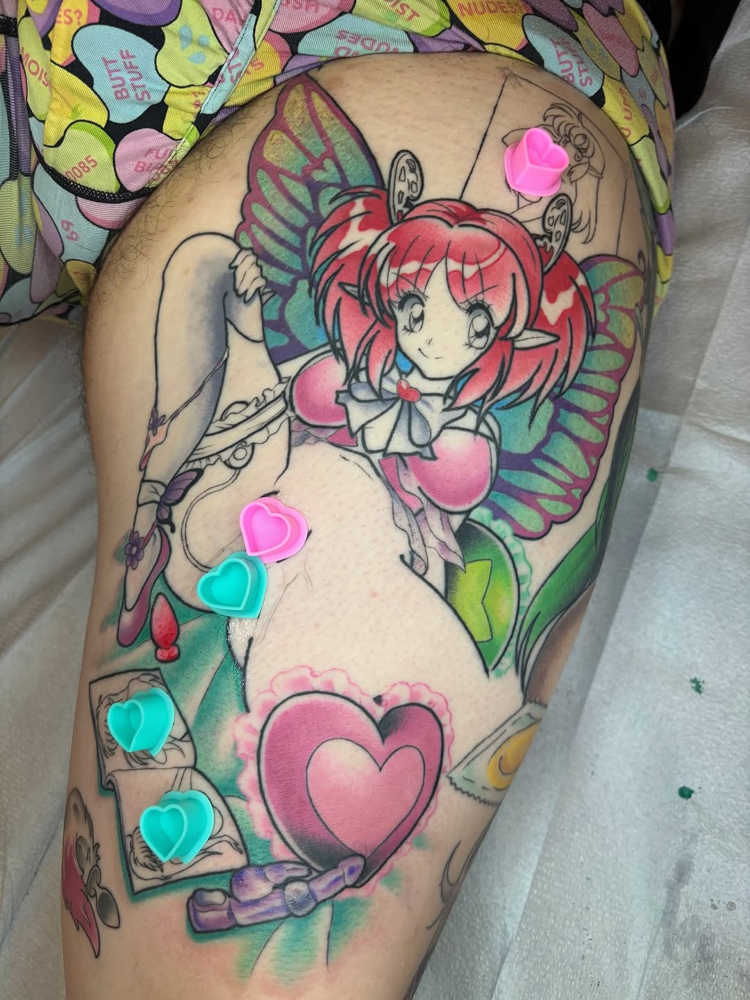 Tattoo by @toriwartooth — anime, new_school