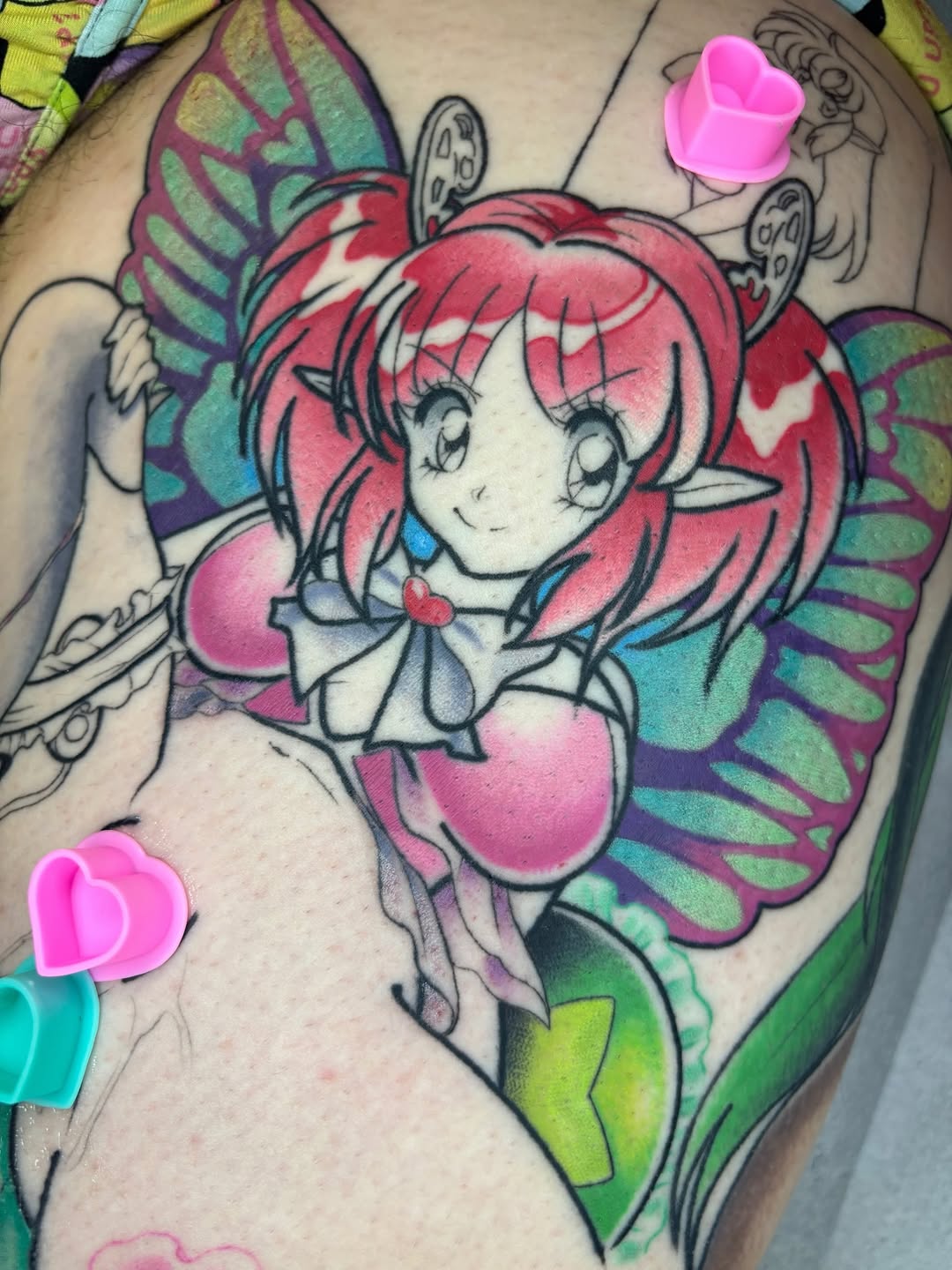 Tattoo by @toriwartooth — anime, new_school