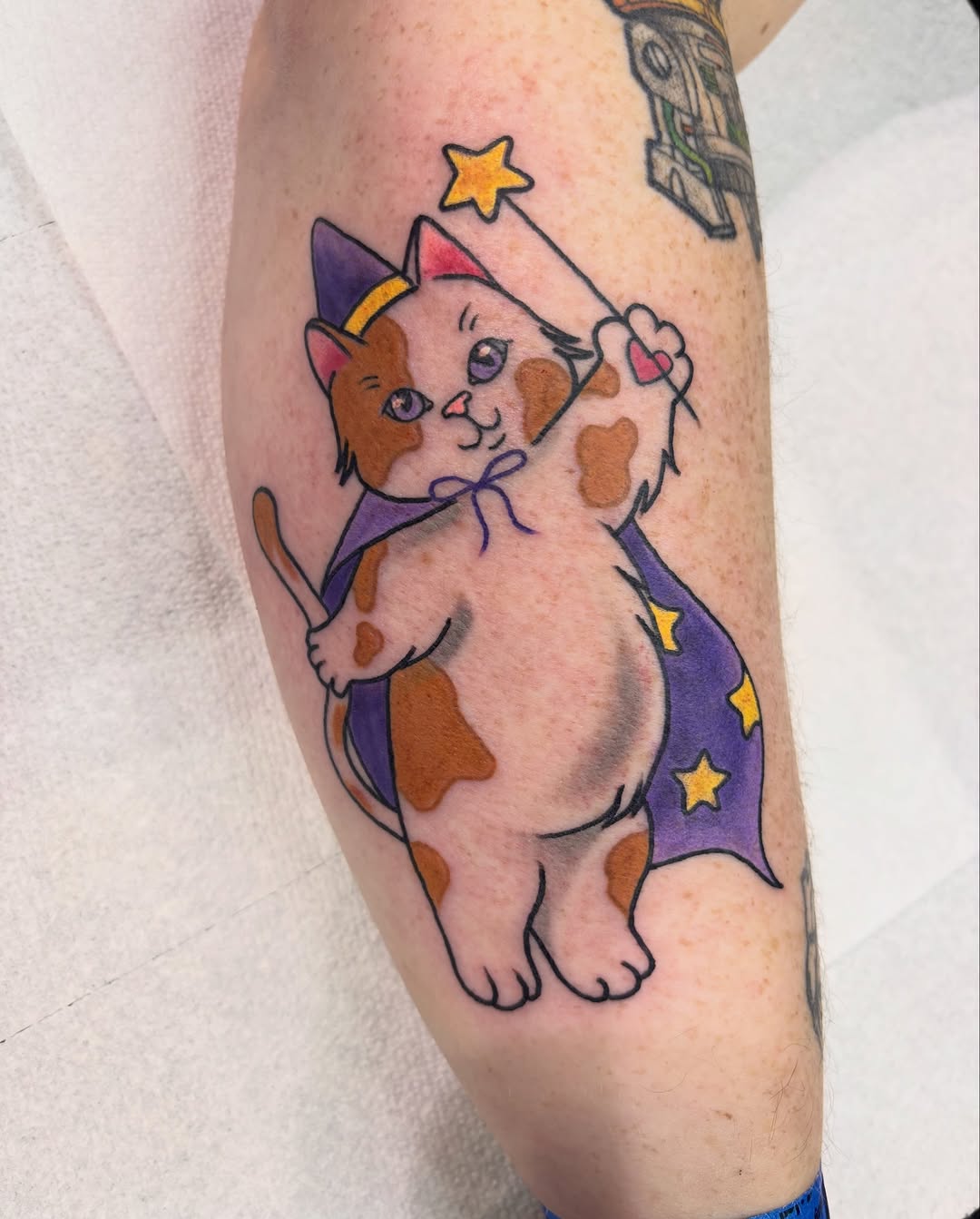 Tattoo by @chainsmokinmeg — new_school