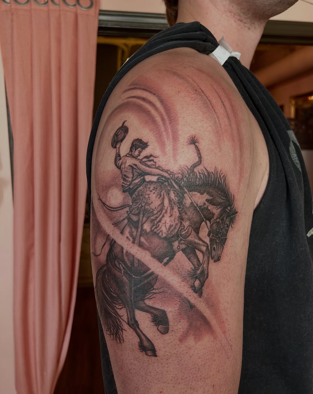 Tattoo by @khloztatz β realism, black_and_grey