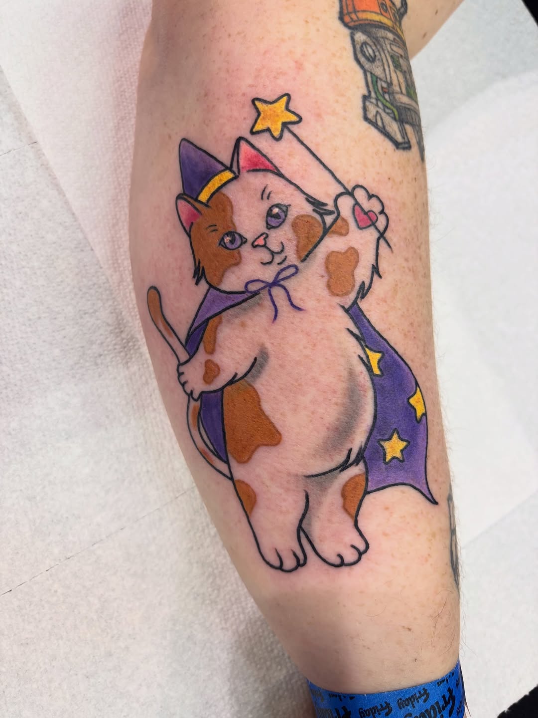 Tattoo by @chainsmokinmeg — new_school