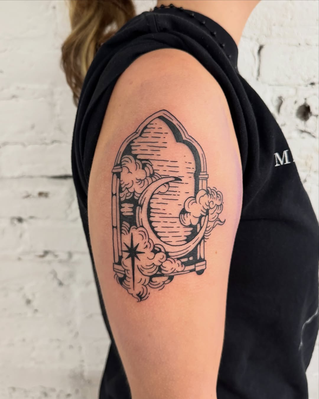 Tattoo by @sooji.tattoo — black_and_grey, illustrative