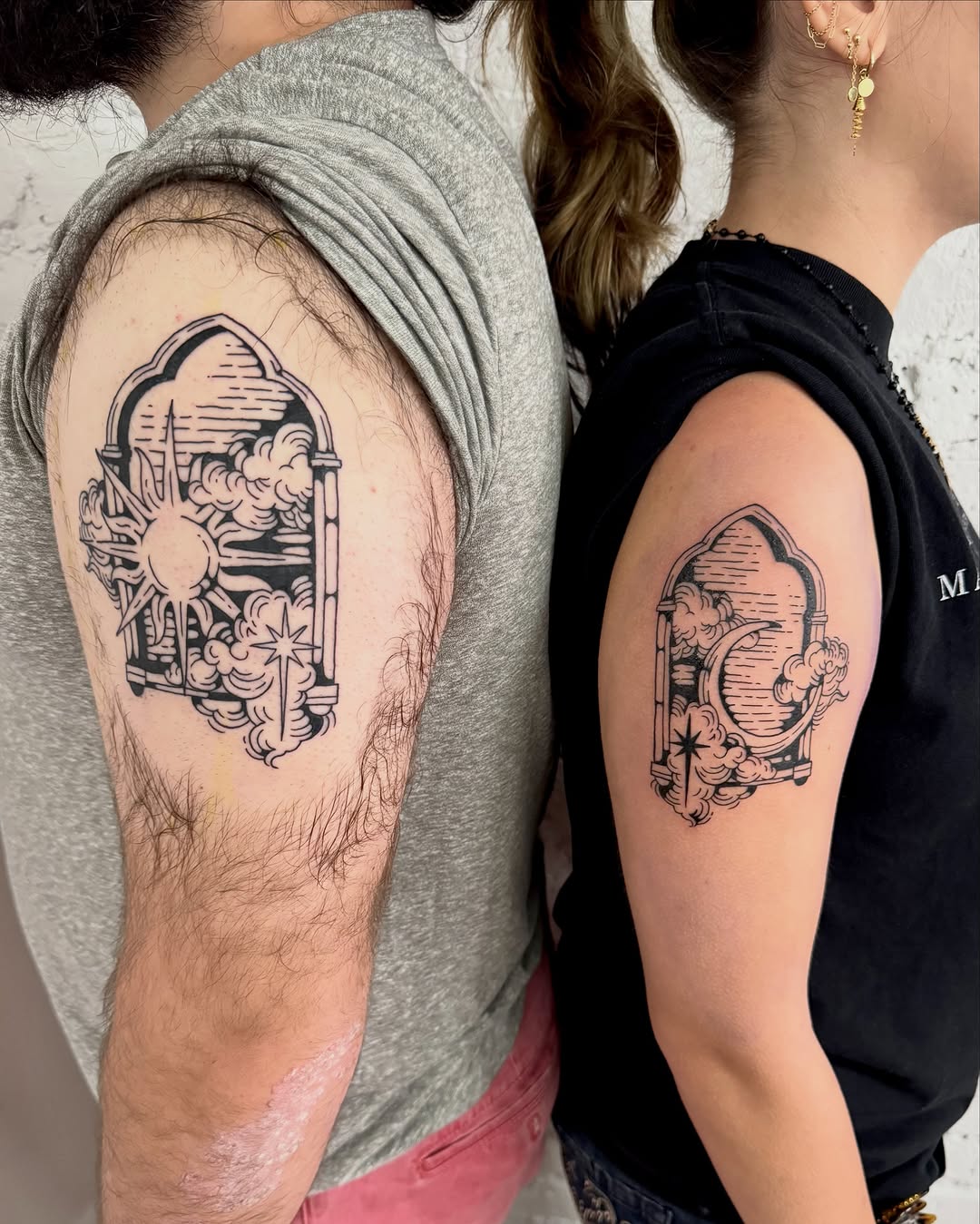 Tattoo by @sooji.tattoo — blackwork, ornamental