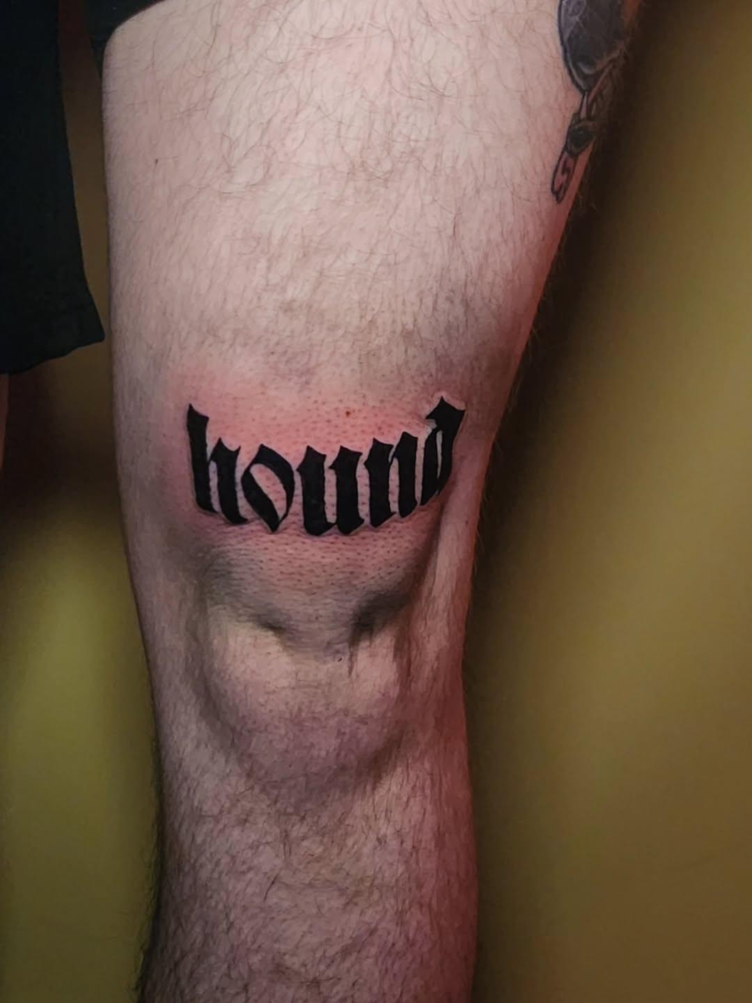 Tattoo by @pokenround — lettering_script