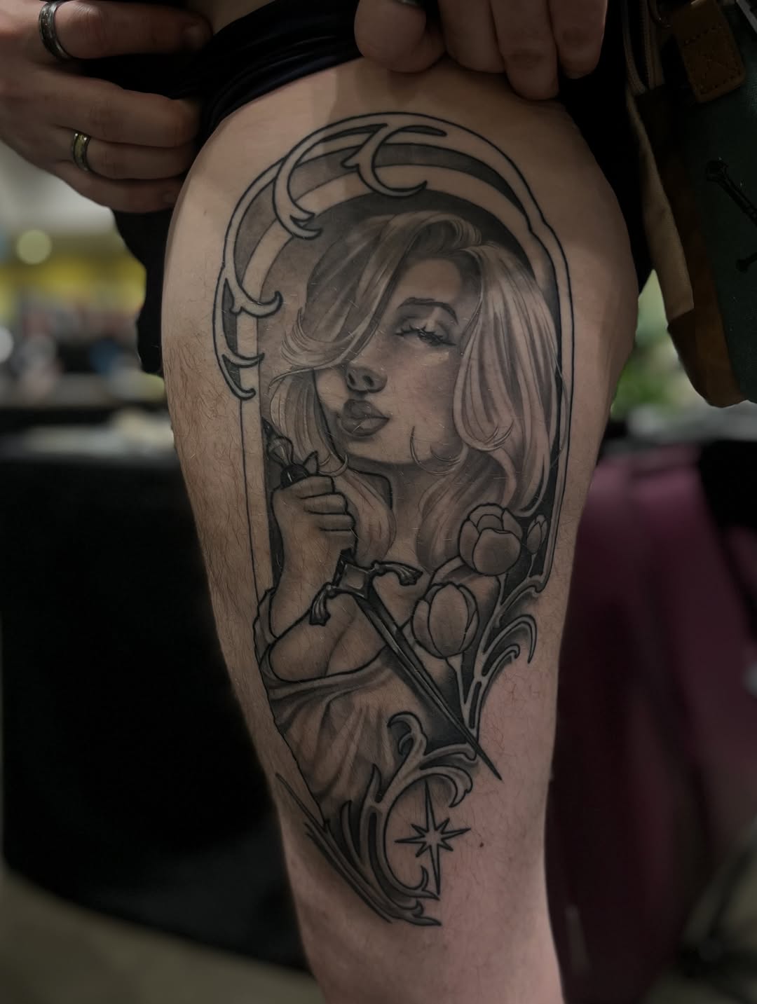 Tattoo by @sick_brat — black_and_grey, realism
