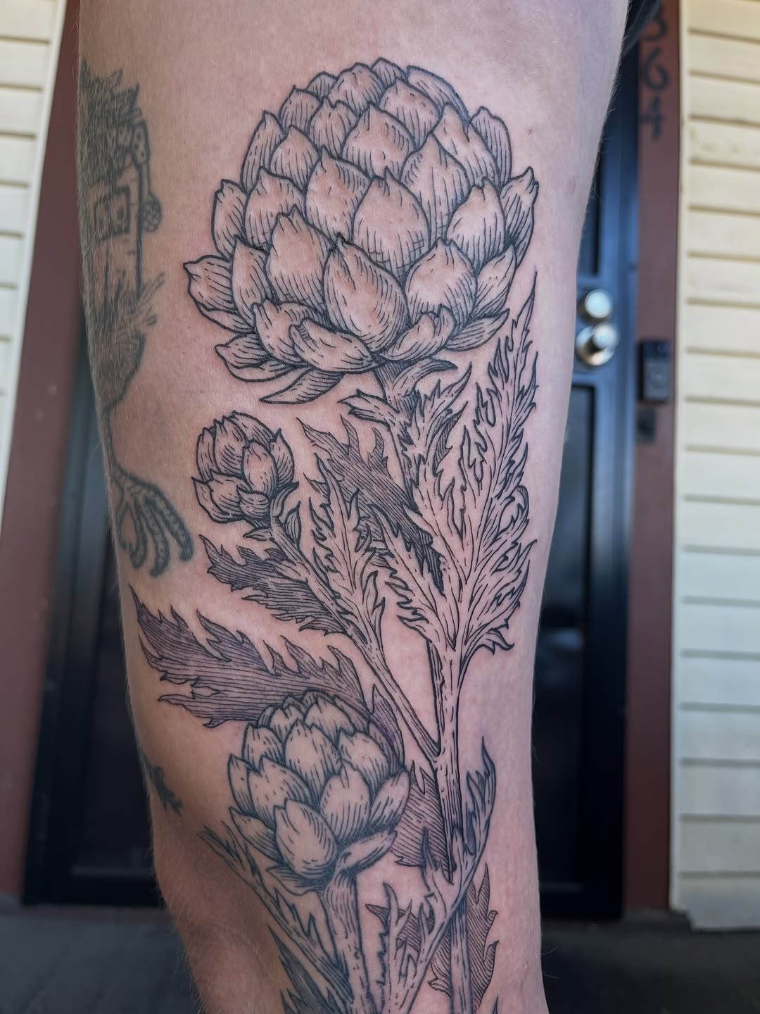 Tattoo by @vincent_espinoza_tattoo — black_and_grey, illustrative