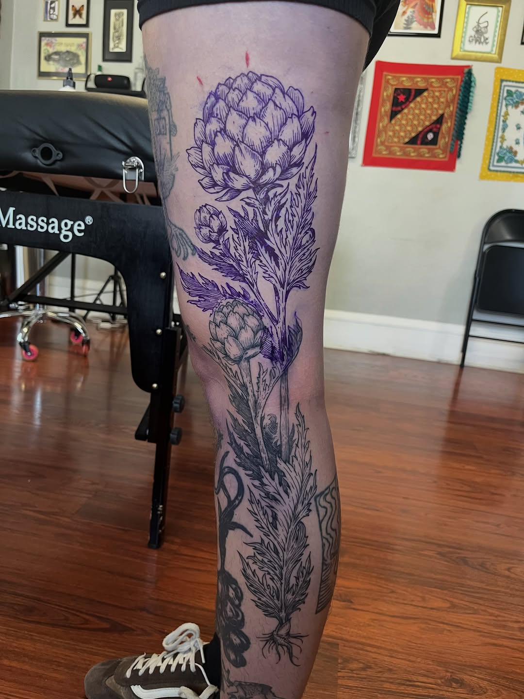 Tattoo by @vincent_espinoza_tattoo — illustrative, black_and_grey