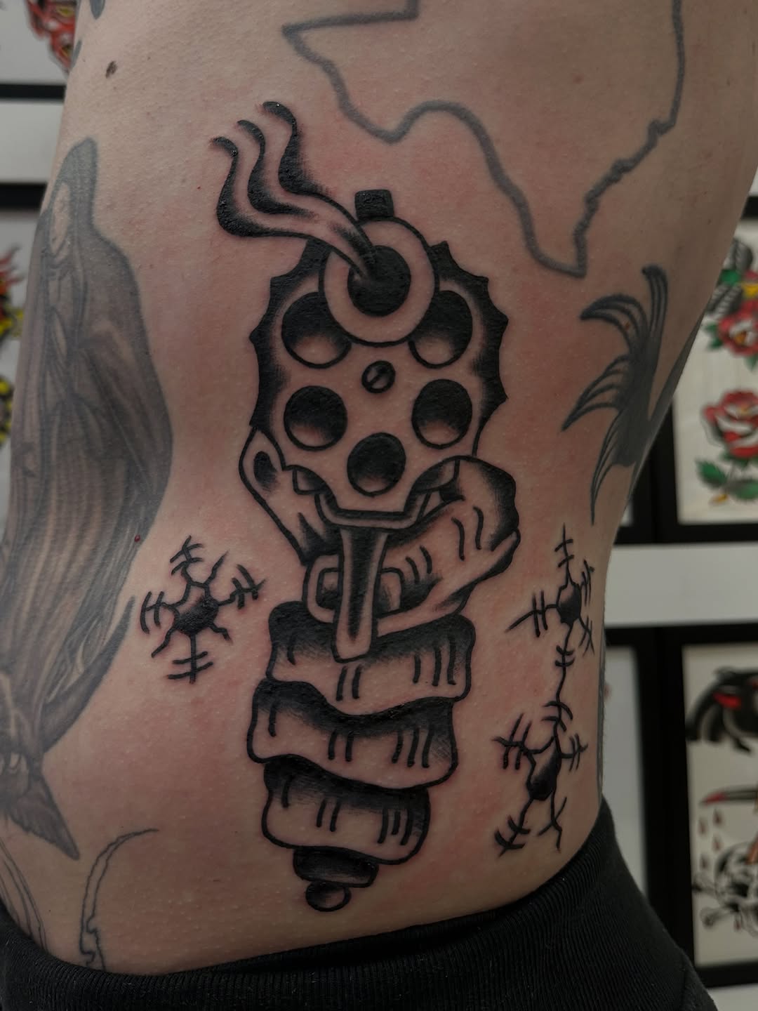 Tattoo by @alvatattoo_ — american_traditional, black_and_grey