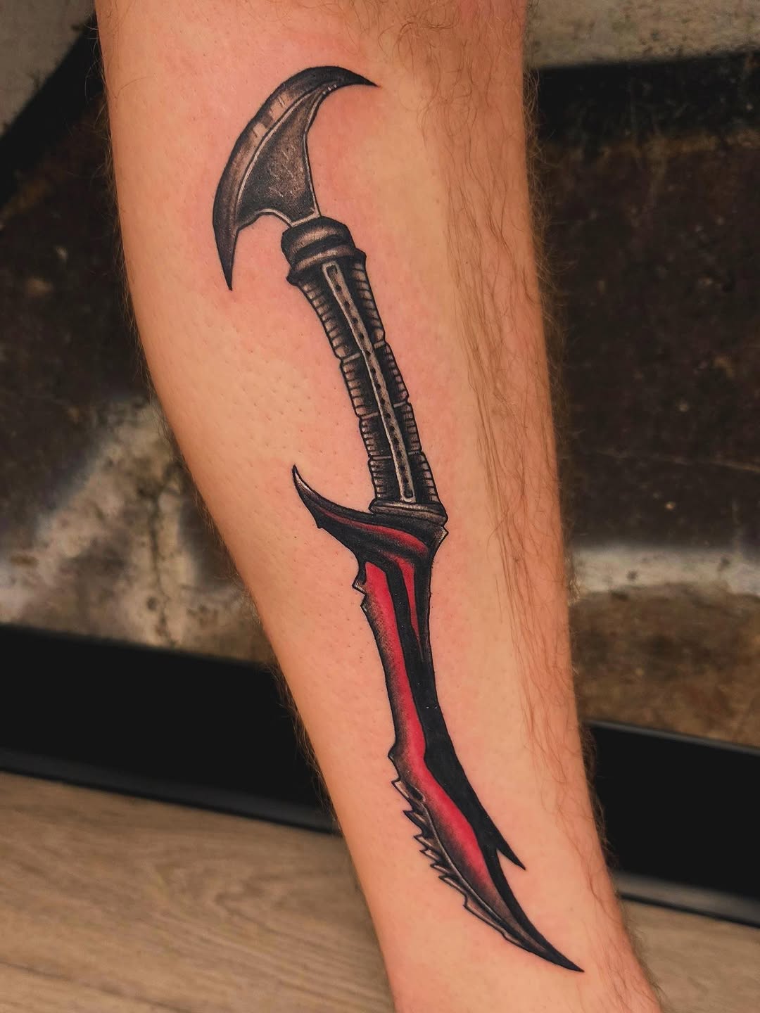 Tattoo by @hutch_tat β realism, black_and_grey