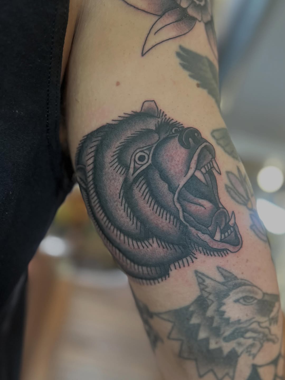 Tattoo by @david_tattselhoff — american_traditional, black_and_grey
