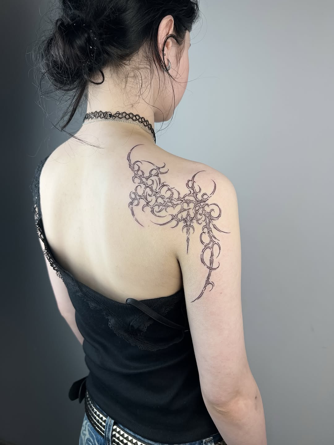 Tattoo by @kalambur.tattoo — blackwork, ornamental