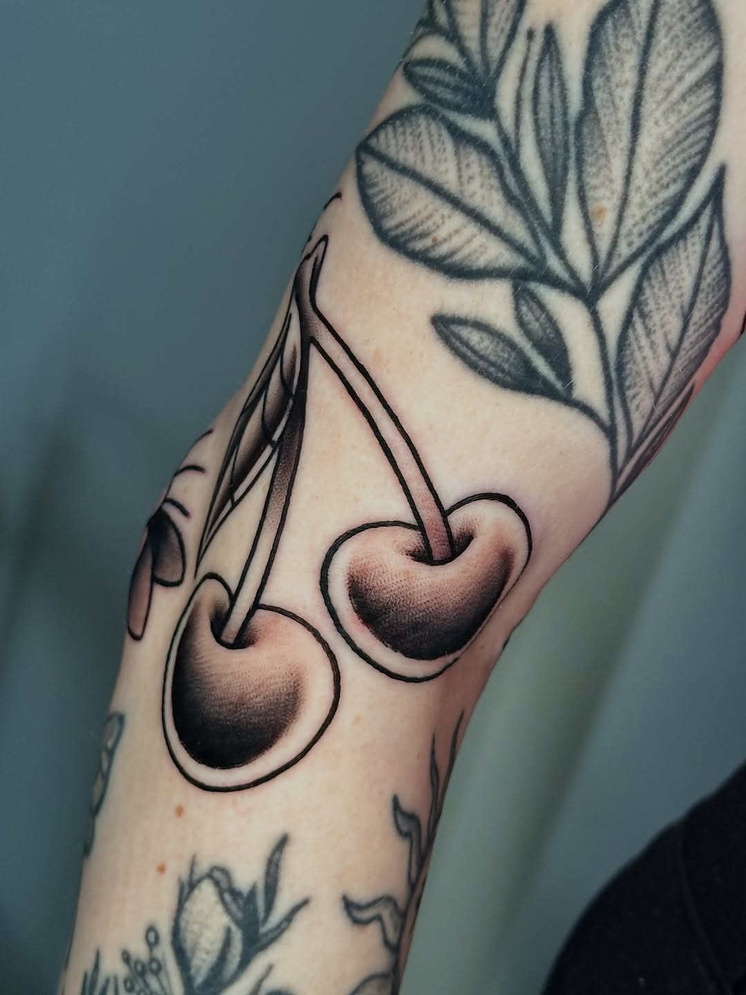 Tattoo by @nancytatt — american_traditional, black_and_grey