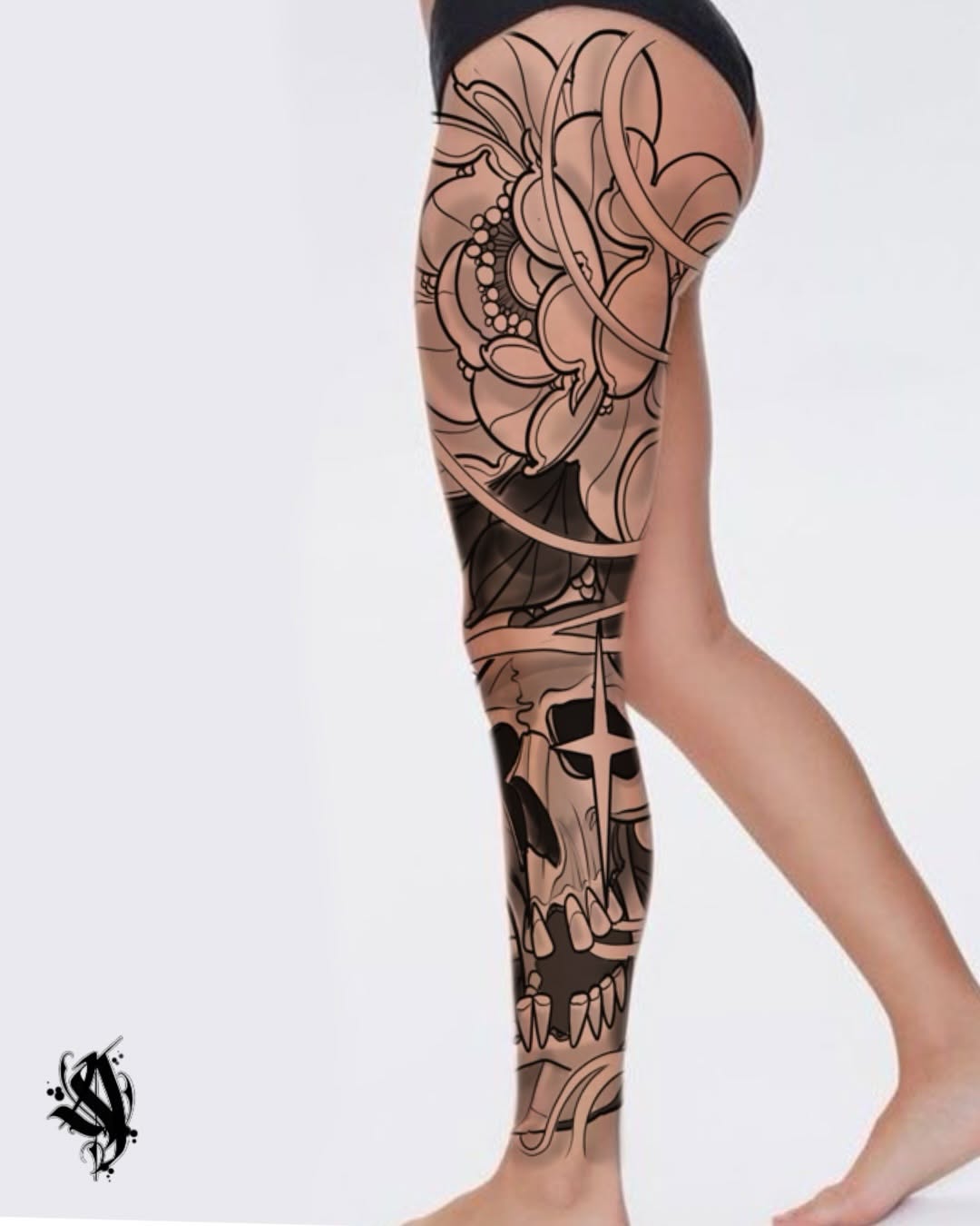 Tattoo by @artdoctortattoo โ japanese_irezumi, black_and_grey