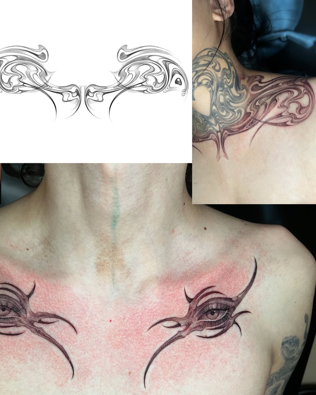 Tattoo by @cynnerrr — fine_line, black_and_grey
